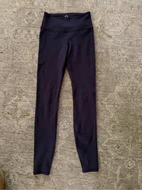 Under Armour Blue-Grey Rush Athletic Leggings Small Tall/Long GUC